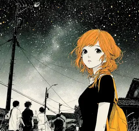 《雨夜档案室》漫画封面，悬疑推理题材方向条目